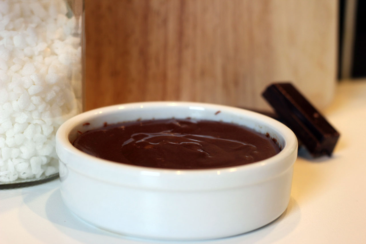 Pot crème chocolat façon cheesecake
