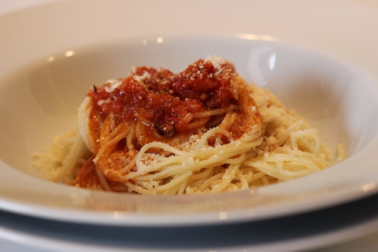 Spaghetti à la napolitaine