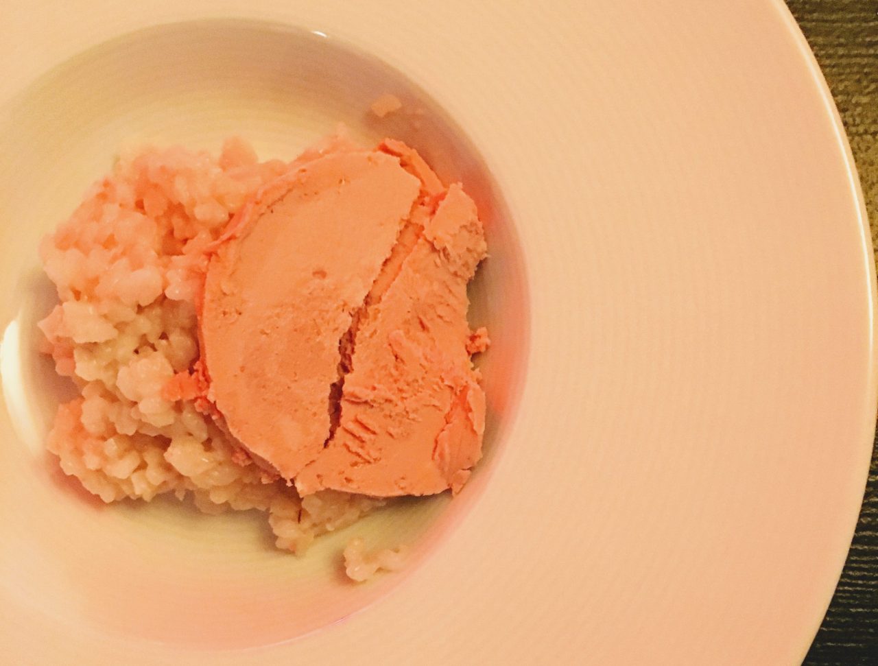 Risotto foie gras et sel truffé